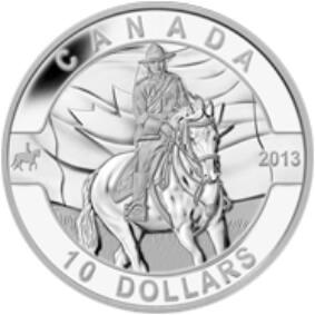 2013 $10 O Canada Royal Canadian Mounted Police